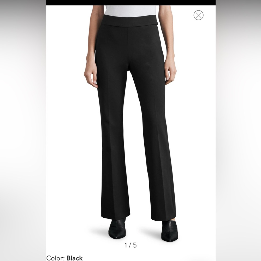 Black Irina, wide, leg pant